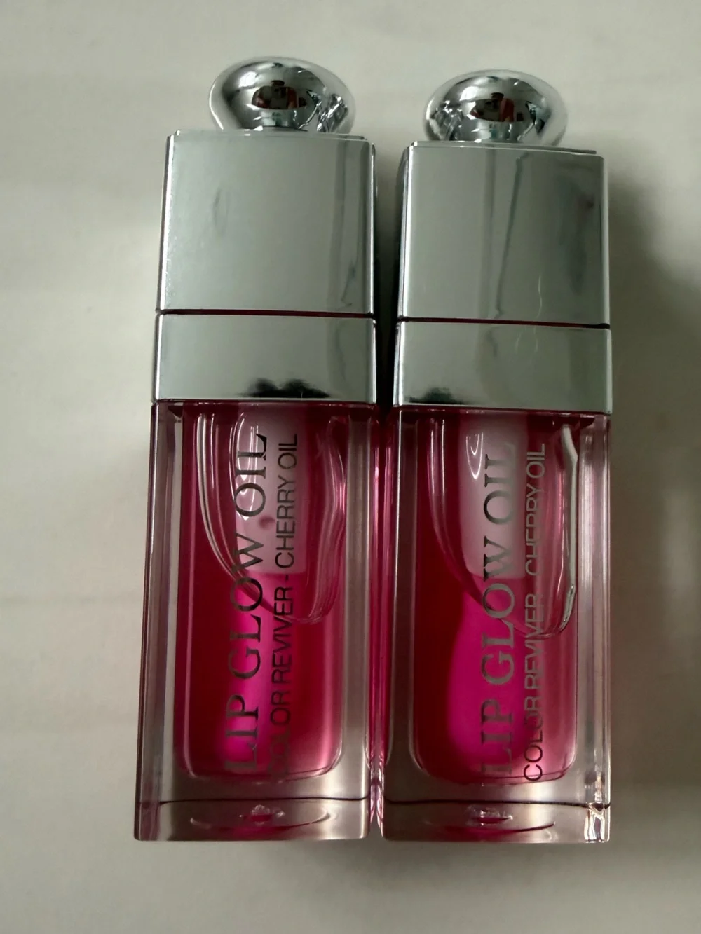 Set of 2: Dior Lip Glow Oil - 007 Raspberry
